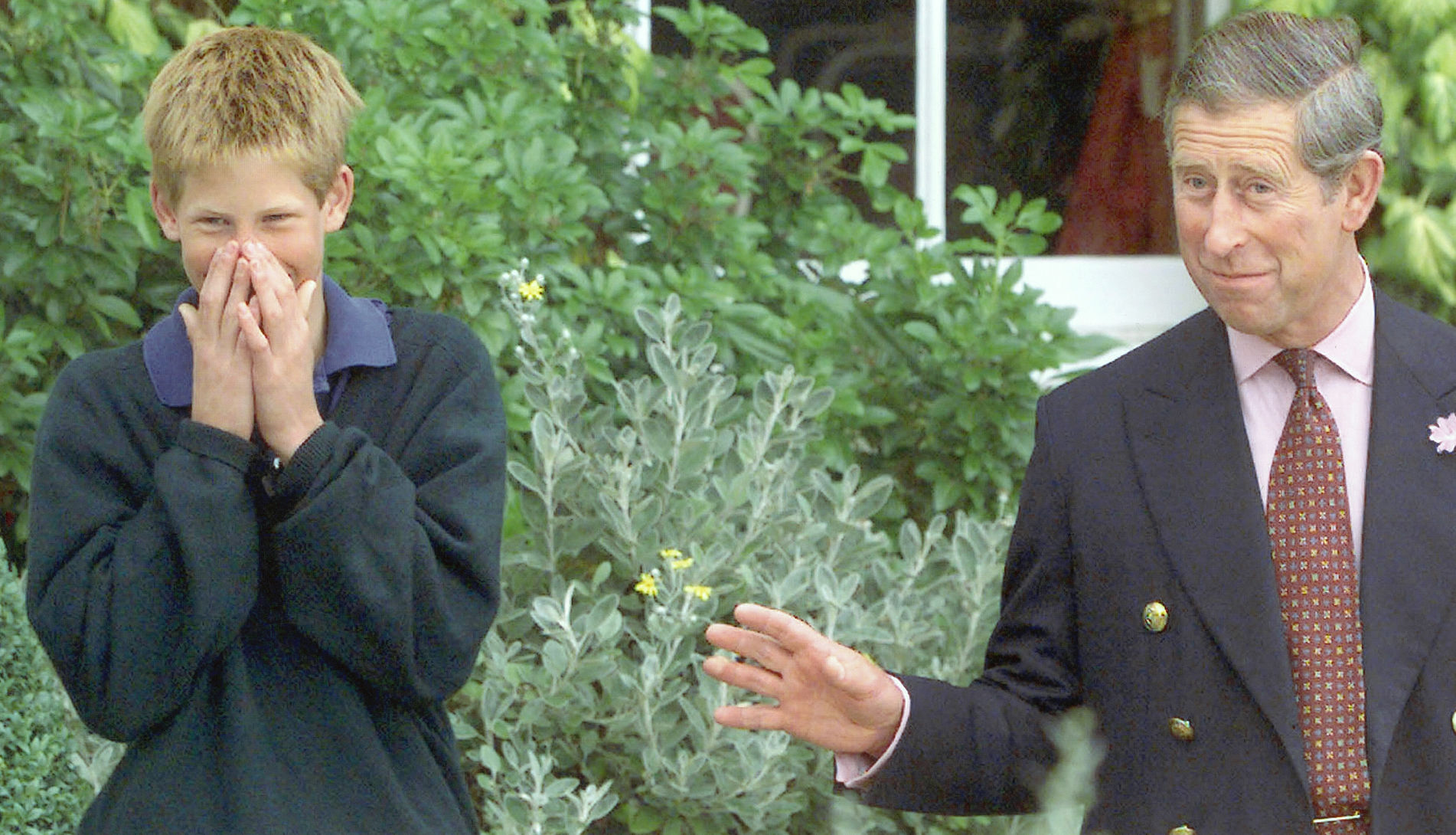 1999, Britain’s Prince Harry and The Prince of Wales